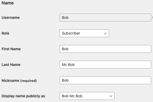 amend user permissions