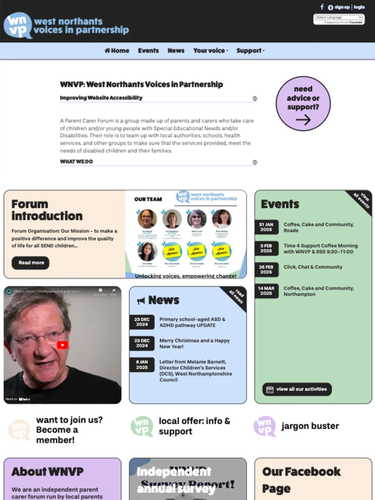 West Northants Voices in Partnership